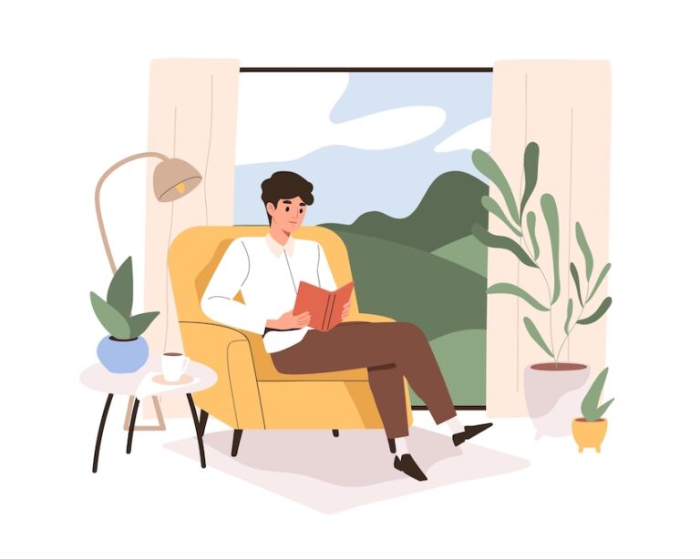 Release Stress - Relaxed Man