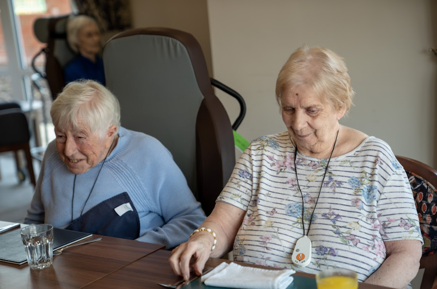 Residential Care Home - Residents Sitting Down