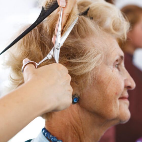 hair salon at Leighton Rose