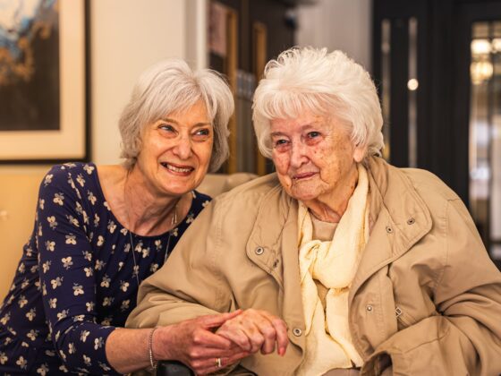 Anne and Jean on their Mother's Day outing