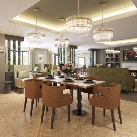 Millfield Rose Luxury Care Home interior
