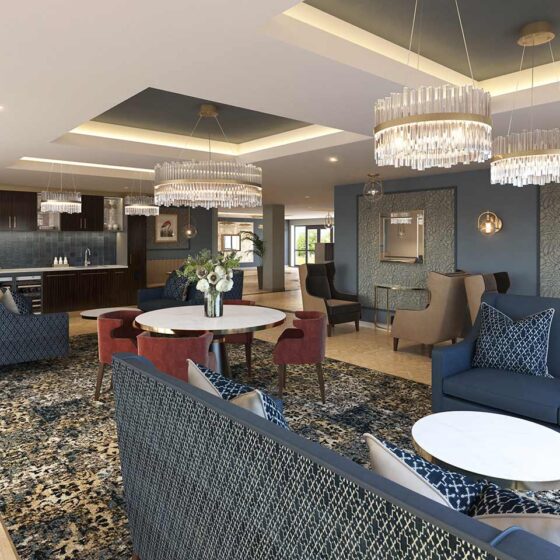Millfield Rose Luxury Care Home communal area