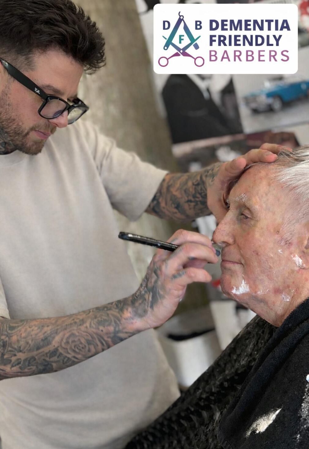 Dementia friendly barbers
